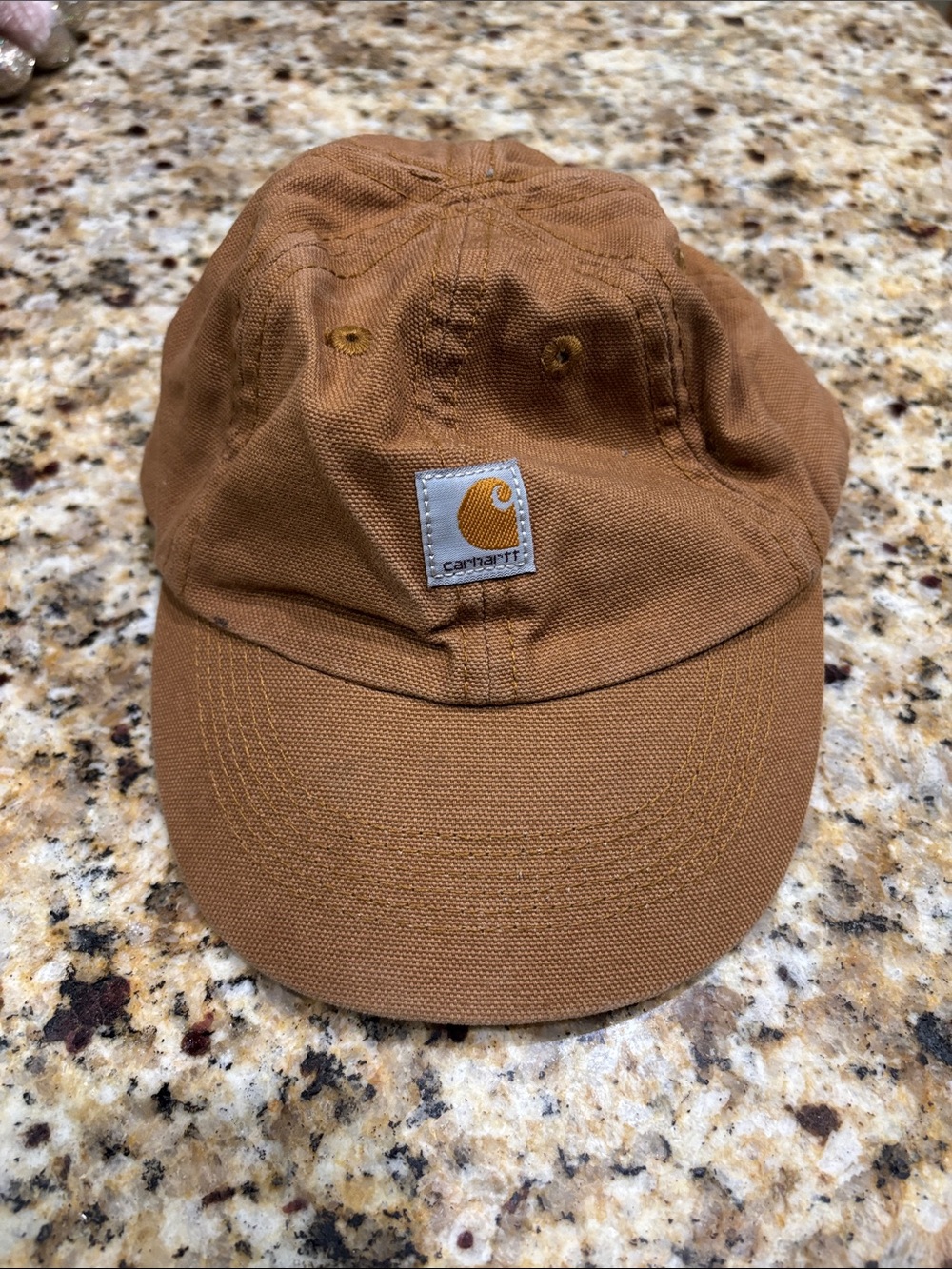 Carhartt Caramel Brown Canvas Baseball Cap